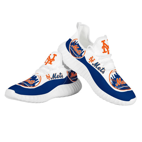 Women's MLB New York Mets Lightweight Running Shoes 003