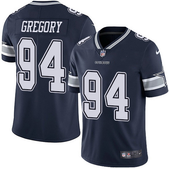 Men's Dallas Cowboys #94 Randy Gregory Navy Limited Stitched Jersey