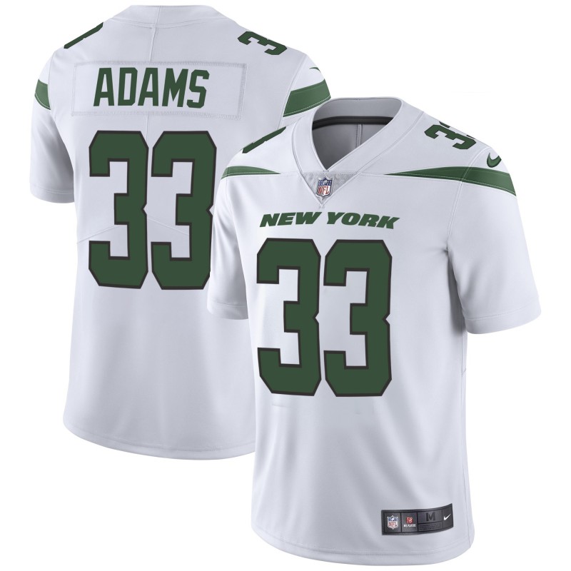 Men's New York Jets #33 Jamal Adams White Vapor Untouchable Limited Stitched NFL Jersey