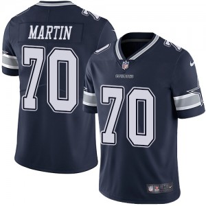 Men's Dallas Cowboys #70 Zack Martin Navy Vapor Untouchable Limited Stitched Jersey