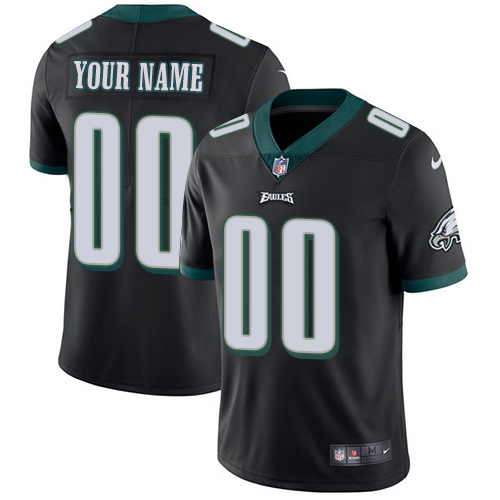 Men's Eagles ACTIVE PLAYER Black Vapor Untouchable Limited Stitched NFL Jersey (Check description if you want Women or Youth size)