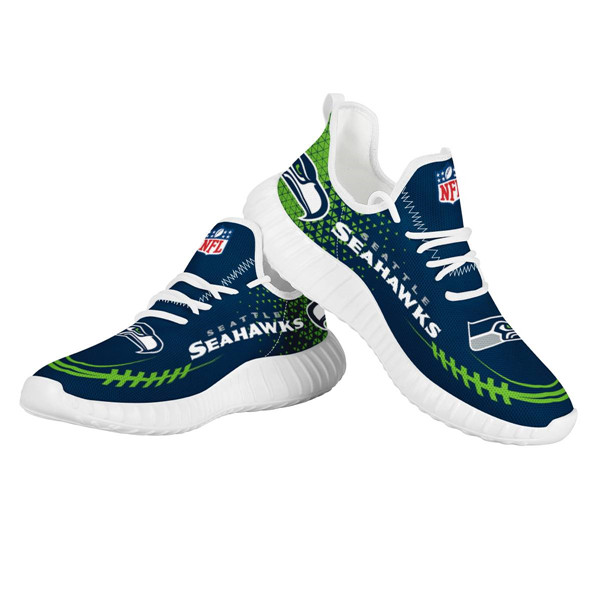 Women's NFL Seattle Seahawks Lightweight Running Shoes 010