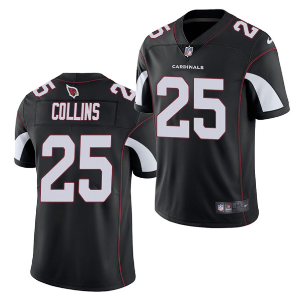 Men's Arizona Cardinals #25 Zaven Collins 2021 Draft Black Vapor Untouchable Limited Stitched NFL Jersey