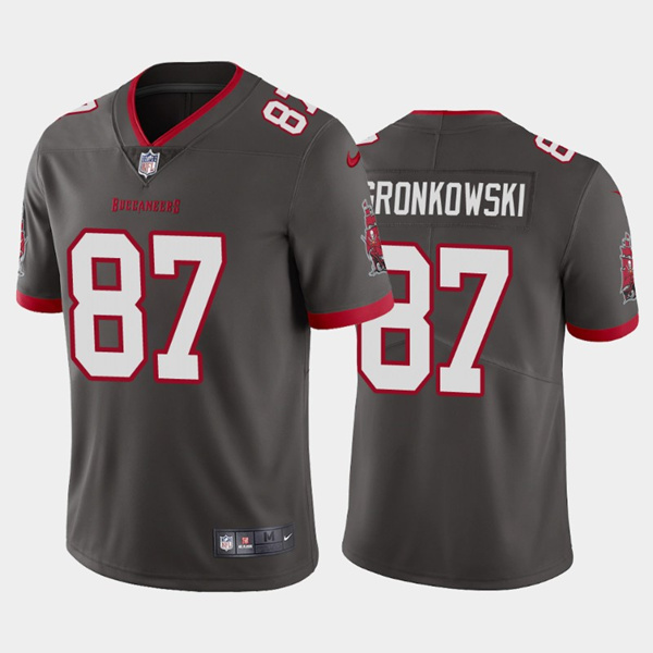 Men's Tampa Bay Buccaneers #87 Rob Gronkowski Greg 2020 NFL Stitched Jersey