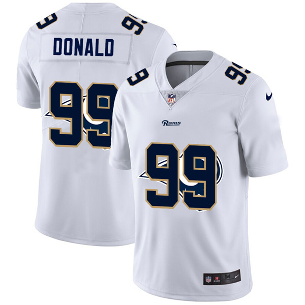 Men's Los Angeles Rams #99 Aaron Donald White Stitched NFL Jersey