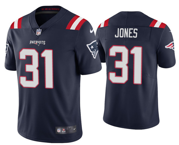Men's New England Patriots #31 Jonathan Jones 2020 Navy Vapor Untouchable Limited Stitched NFL Jersey