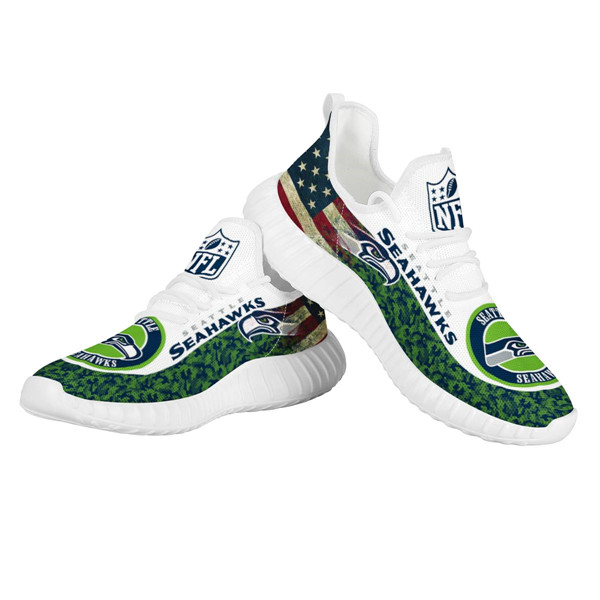 Women's NFL Seattle Seahawks Lightweight Running Shoes 008