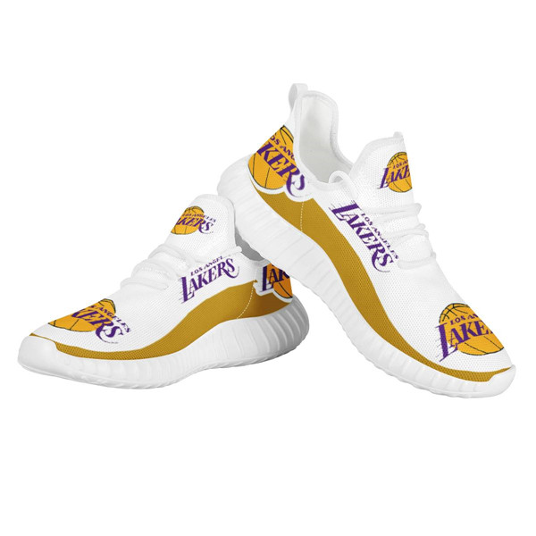 Women's NBA Los Angeles Lakers Lightweight Running Shoes 004