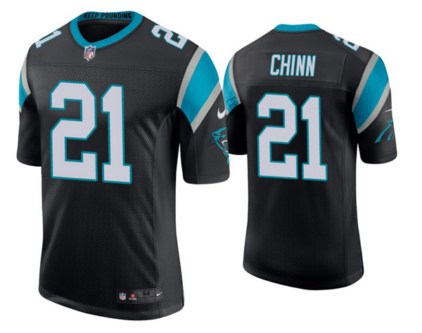 Men's Carolina Panthers #21 Jeremy Chinn Black 2020 Vapor Untouchable NFL Limited Stitched Jersey
