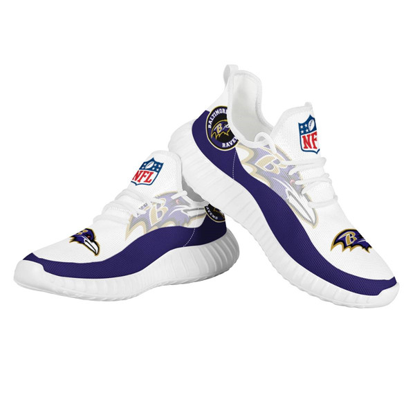 Men's NFL Baltimore Ravens Lightweight Running Shoes 012
