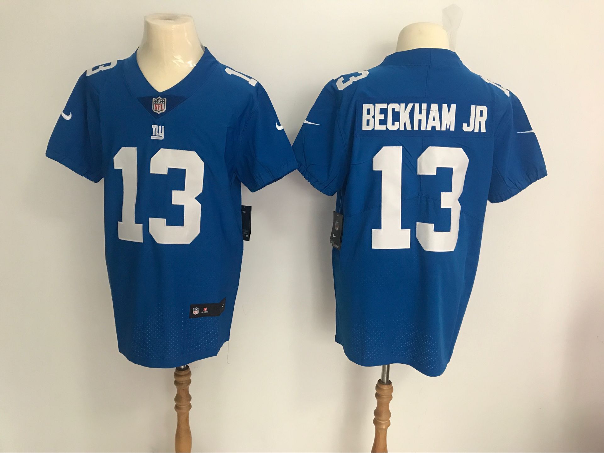Men's New York Giants #13 Odell Beckham Jr Blue Vapor Untouchable Elite Stitched NFL Jersey