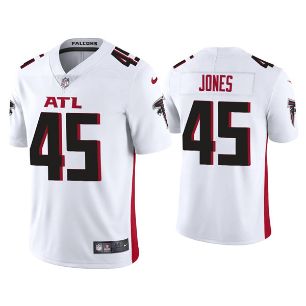 Men's Atlanta Falcons #45 Deion Jones 2020 White Vapor Untouchable Limited Stitched NFL Jersey