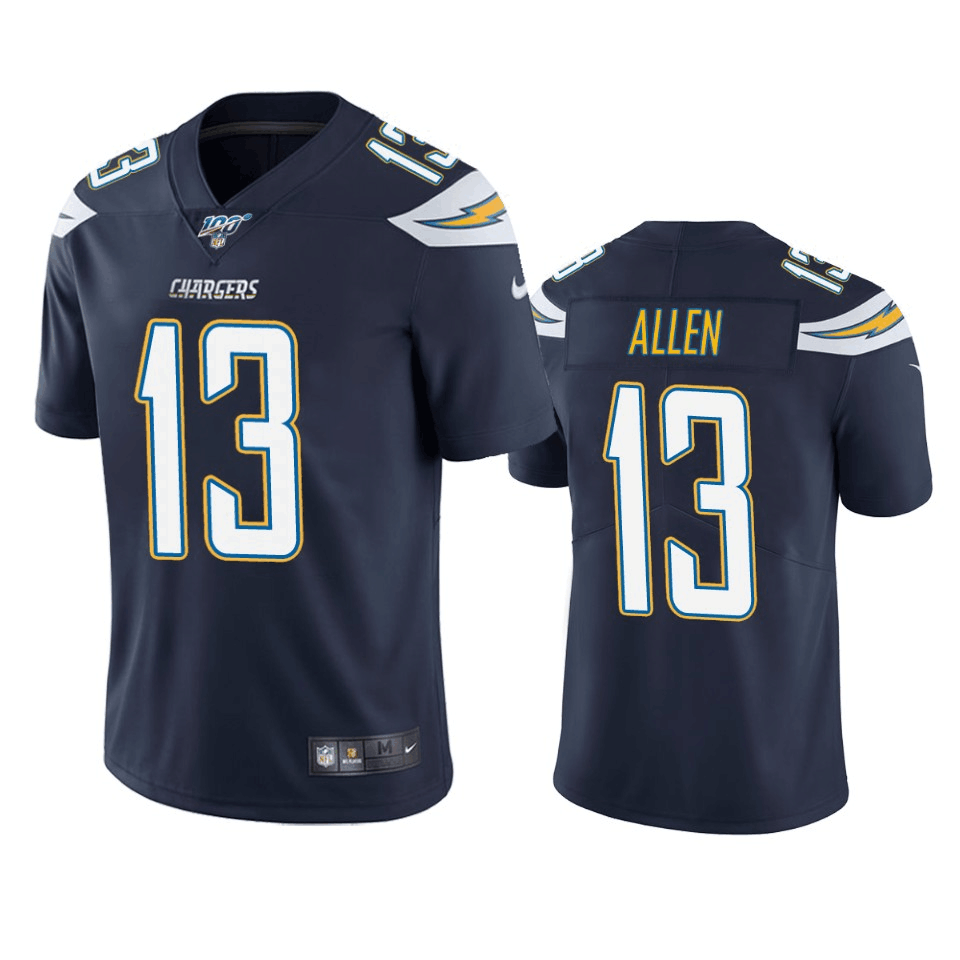 Men's Los Angeles Chargers #13 Keenan Allen Navy 2019 100th Season Vapor Untouchable Limited Stitched NFL Jersey