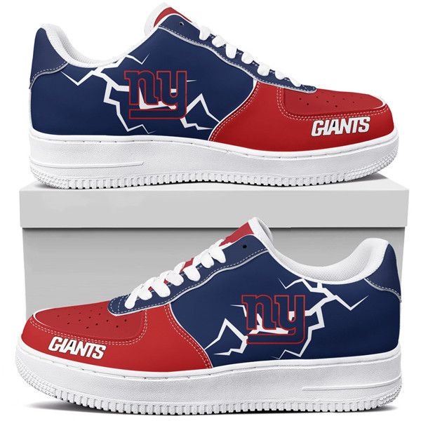 Men's New York Giants Air Force 1 Sneakers 001 [Men-Giants ...
