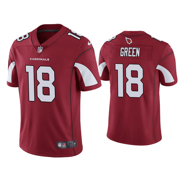 Men's Arizona Cardinals #18 A.J. Green Red Vapor Untouchable Limited Stitched Jersey