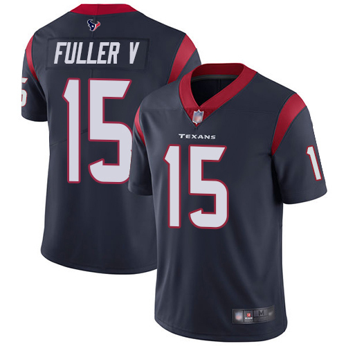 Men's Houston Texans #15 Will Fuller V Navy Vapor Untouchable Limited Stitched NFL Jersey