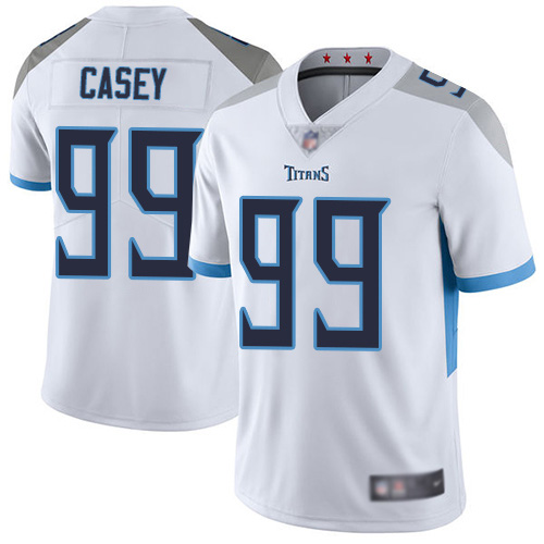 Men's Tennessee Titans #99 Jurrell Casey White Vapor Untouchable Limited Stitched Jersey