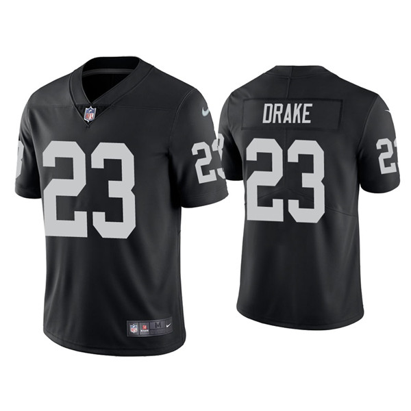 Men's Las Vegas Raiders #23 Kenyan Drake Black Vapor Untouchable Limited Stitched Football Jersey