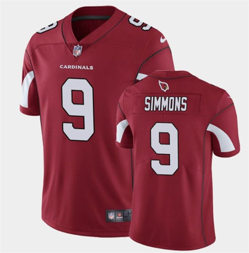 Men's Arizona Cardinals #9 Isaiah Simmons Red Vapor Untouchable Limited Stitched Jersey