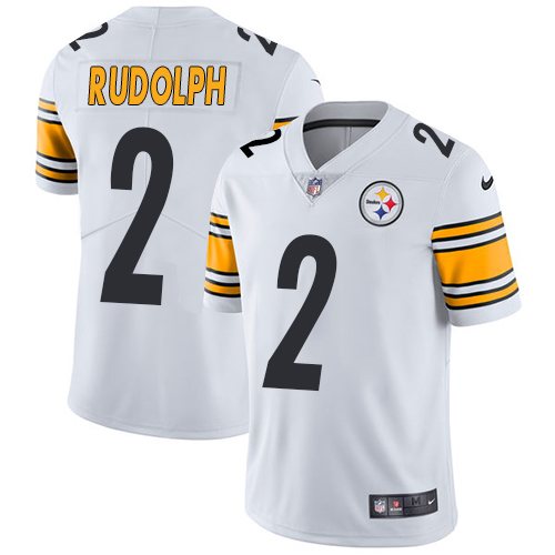 Men's Pittsburgh Steelers #2 Mason Rudolph White 2019 Vapor Untouchable Limited Stitched NFL Jersey