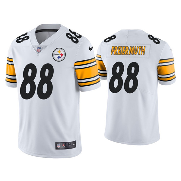 Men's Pittsburgh Steelers #88 Pat Freiermuth White Vapor Untouchable Limited Stitched Jersey