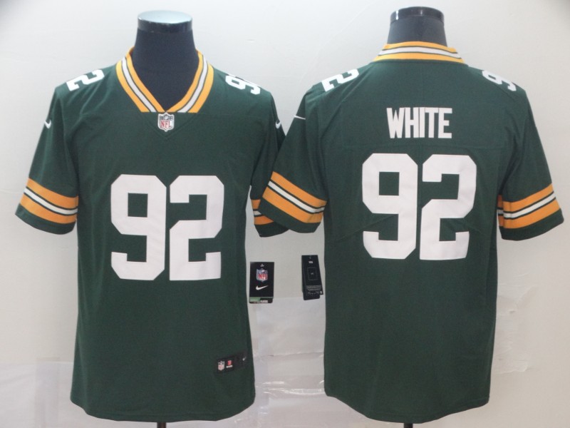 Men's Green Bay Packers #92 Reggie Green Vapor Untouchable Limited Stitched NFL Jersey