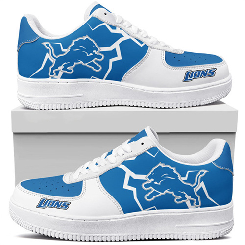 Men's Detroit Lions Air Force 1 Sneakers 001