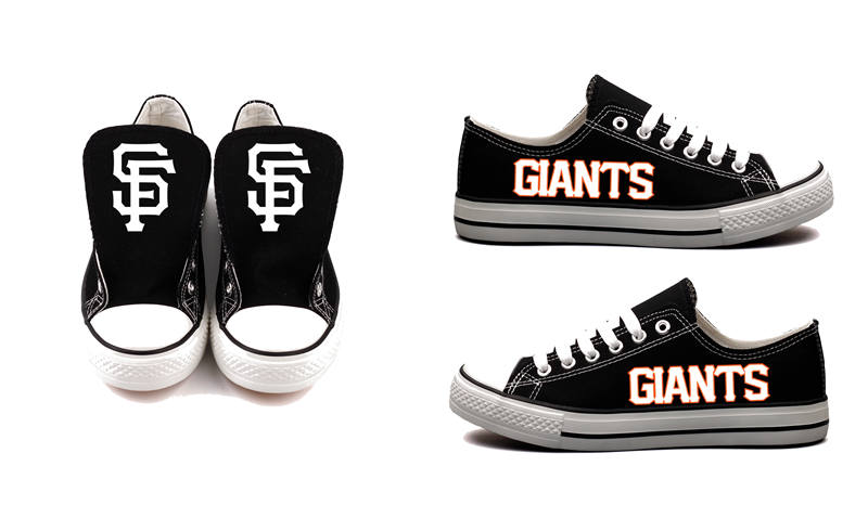Women's MLB San Francisco Giants Repeat Print Low Top Sneakers 004