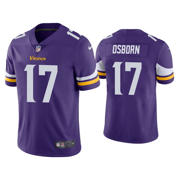 Men's Minnesota Vikings #17 K.J. Osborn Purple Vapor Untouchable Limited Stitched Jersey