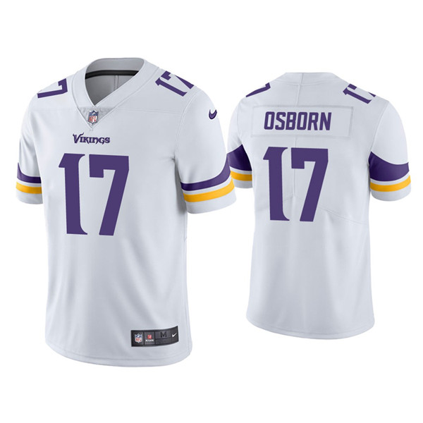 Men's Minnesota Vikings #17 K.J. Osborn White Vapor Untouchable Limited Stitched Jersey