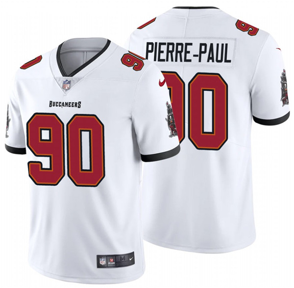 Men's Tampa Bay Buccaneers #90 Jason Pierre-Paul 2020 White Vapor Untouchable Limited Stitched Jersey
