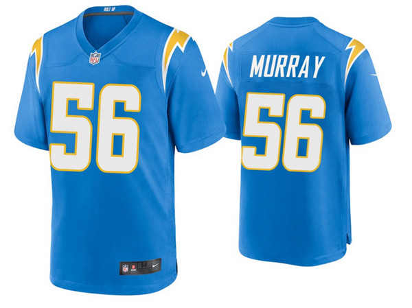 Men's Los Angeles Chargers #56 Kenneth Murray 2020 Blue Limited Stitched Jersey
