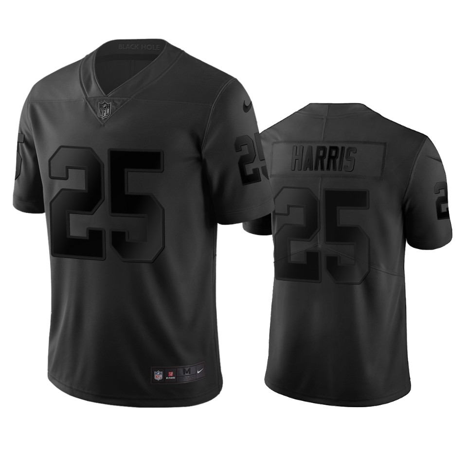 Men's Oakland Raiders #25 Erik Harris Black Vapor City Edition Limited Stitched NFL Jersey