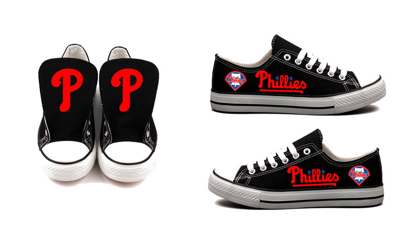 Women's Philadelphia Phillies Repeat Print Low Top Sneakers 002