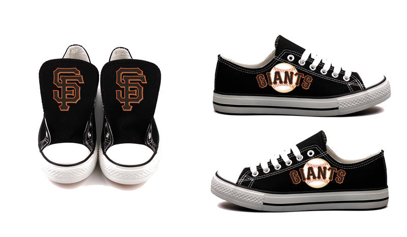 Women's MLB San Francisco Giants Repeat Print Low Top Sneakers 003