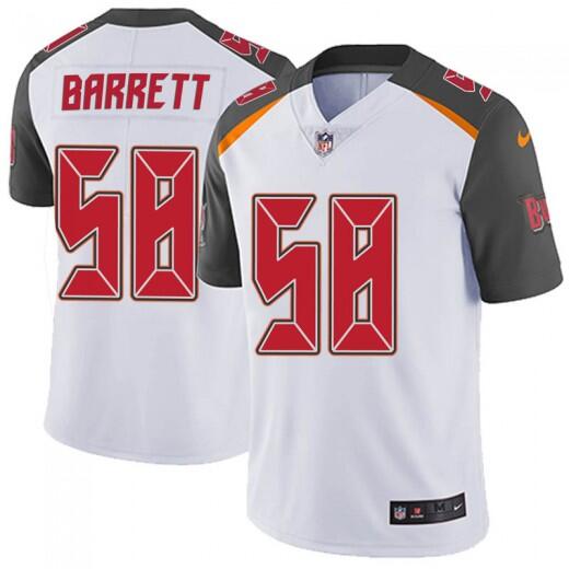Men's Tampa Bay Buccaneers #58 Shaquil Barrett White Vapor Untouchable Limited Stitched NFL Jersey
