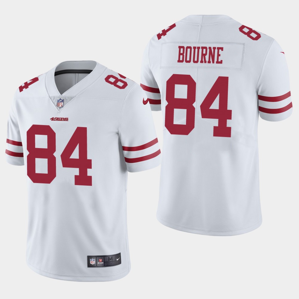 Men's San Francisco 49ers #84 Kendrick Bourne White Vapor Untouchable Limited Stitched NFL Jersey