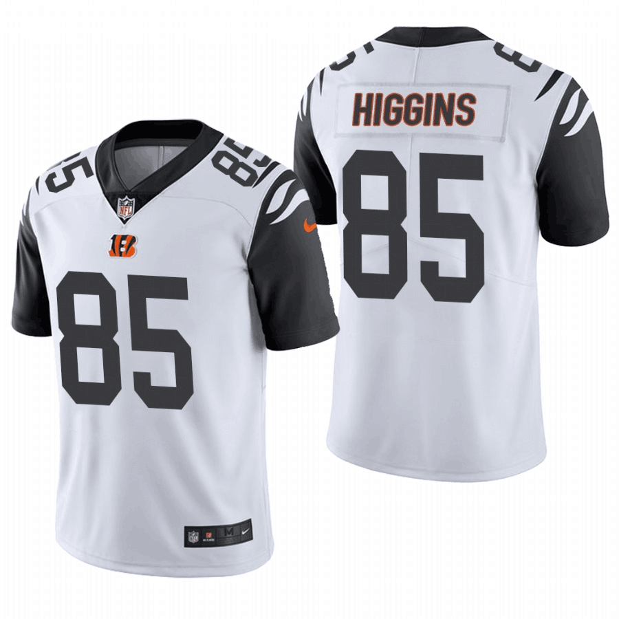 Men's Cincinnati Bengals #85 Tee Higgins White Vapor Untouchable Limited Stitched NFL Jersey