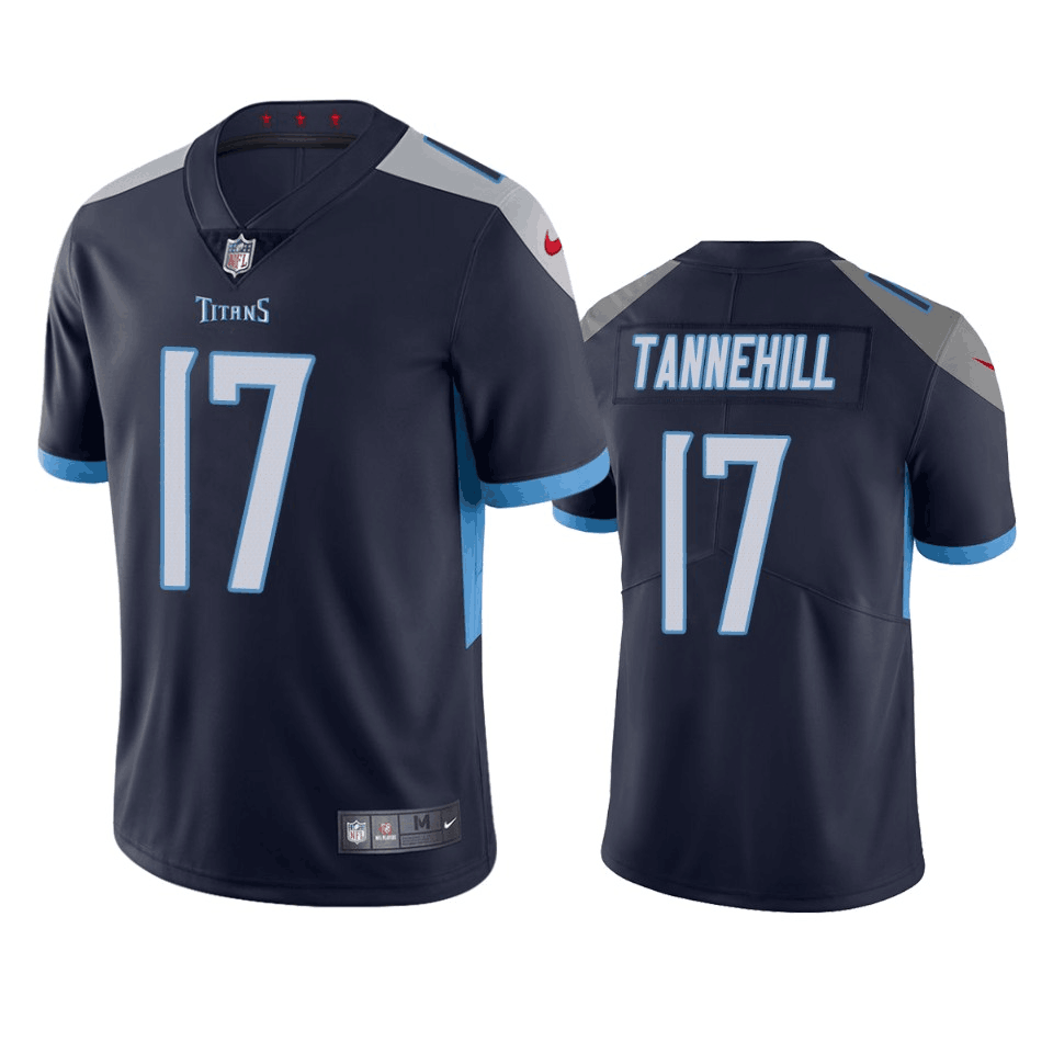 Men's Tennessee Titans #17 Ryan Tannehill 2019 Navy Vapor Untouchable Limited Stitched NFL Jersey