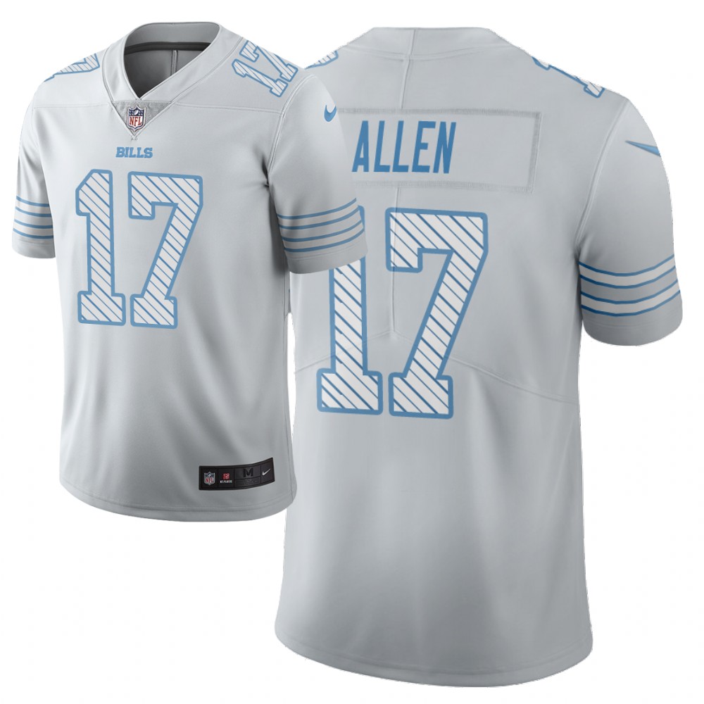 Men's Buffalo Bills #17 Josh Allen White 2019 City Edition Limited Stitched NFL Jersey
