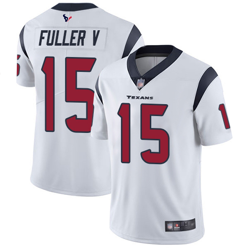 Men's Houston Texans #15 Will Fuller V White Vapor Untouchable Limited Stitched NFL Jersey