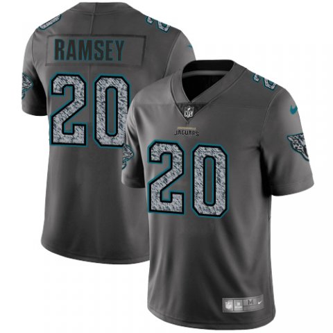 Men's Jacksonville Jaguars #20 Jalen Ramsey 2019 Gray Fashion Static Limited Stitched NFL Jersey