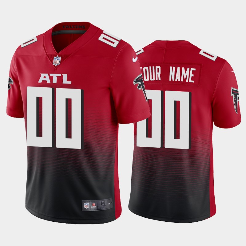 Men's Atlanta Falcons Active Player Custom 2020 Red Vapor Untouchable Limited Stitched NFL Jersey