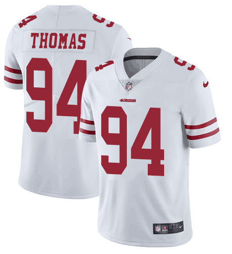 Men's San Francisco 49ers #94 Solomon Thomas Red 2019 Vapor Untouchable Limited Stitched NFL Jersey