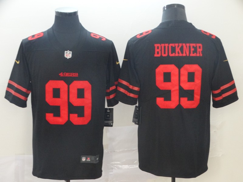 Men's San Francisco 49ers #99 DeForest Buckner Black Vapor Untouchable Limited Stitched NFL Jersey