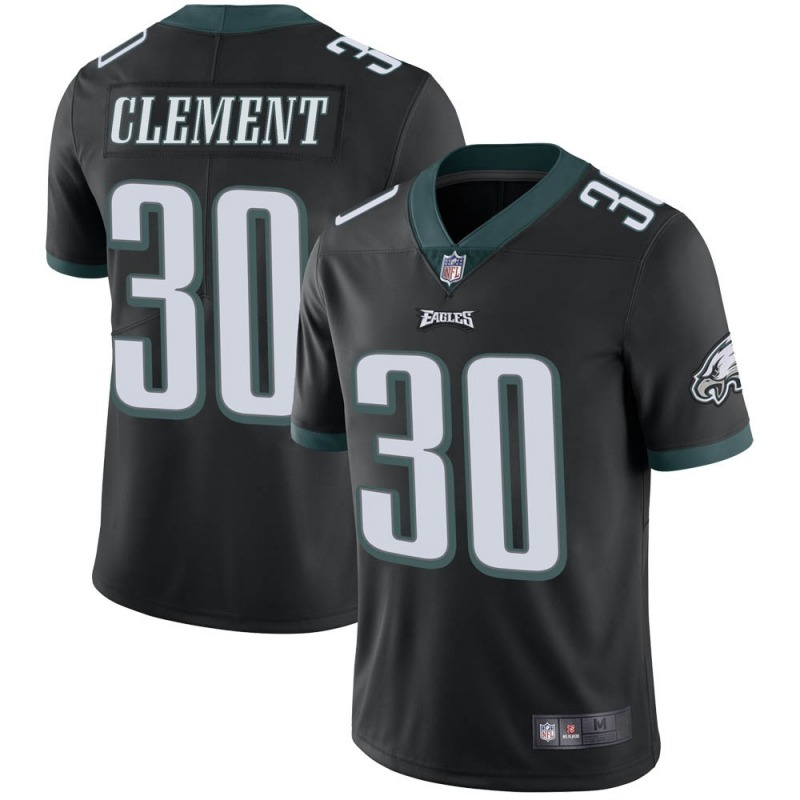 Men's Philadelphia Eagles #30 Corey Clement Black Vapor Untouchable Limited Stitched NFL Jersey