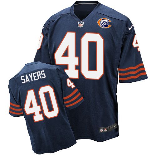 Men's Chicago Bears ACTIVE PLAYER Custom Navy Stitched Jersey
