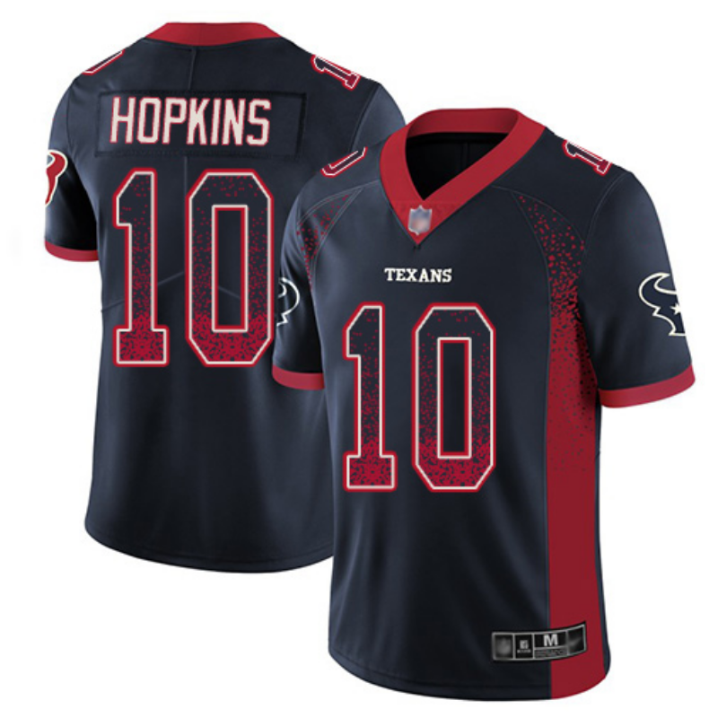 Men's Houston Texans #10 DeAndre Hopkins Navy 2018 Drift Fashion Color Rush Limited Stitched NFL Jersey