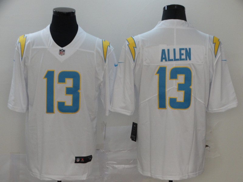 Men's Los Angeles Chargers #13 Keenan Allen 2020 White Vapor Untouchable Limited Stitched NFL Jersey