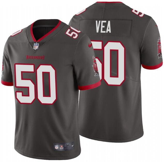 Men's Tampa Bay Buccaneers #50 Vita Vea 2020 Grey Vapor Untouchable Limited Stitched NFL Jersey